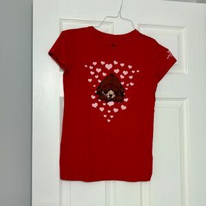 Disney Parks Humphrey the Bear  T-shirt Girls Size XL 14 Wilderness Lodge Red